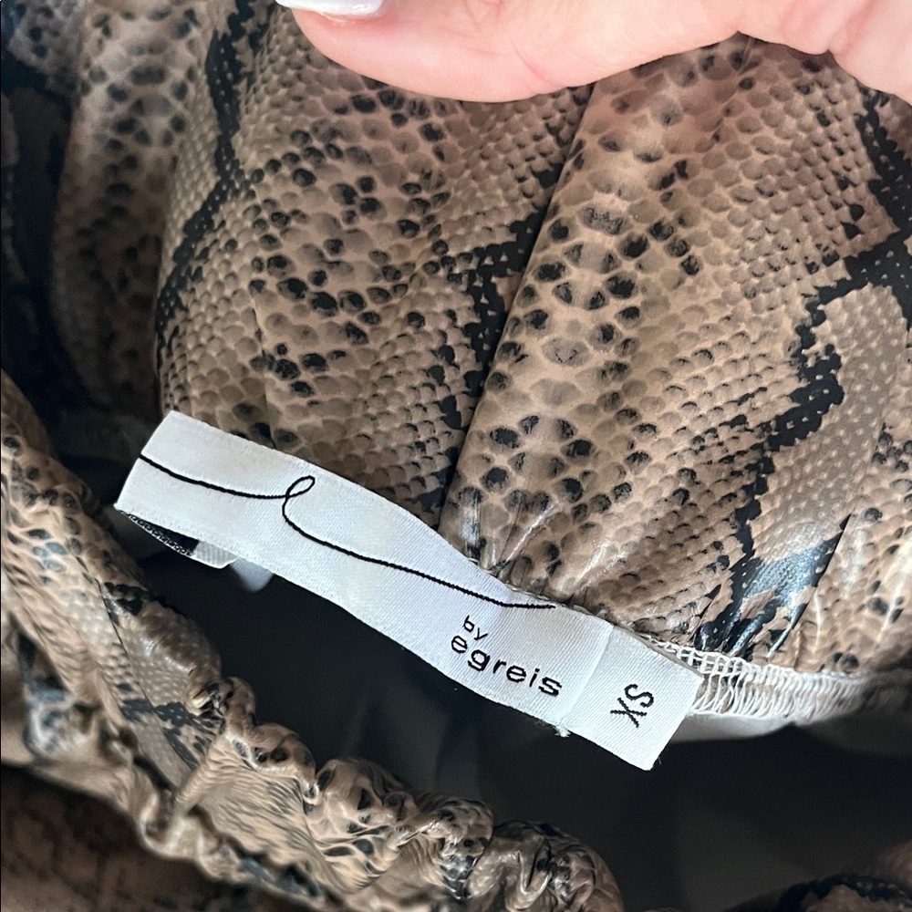 Elegant Snake Print Women's Leggings - Picture 5 of 5